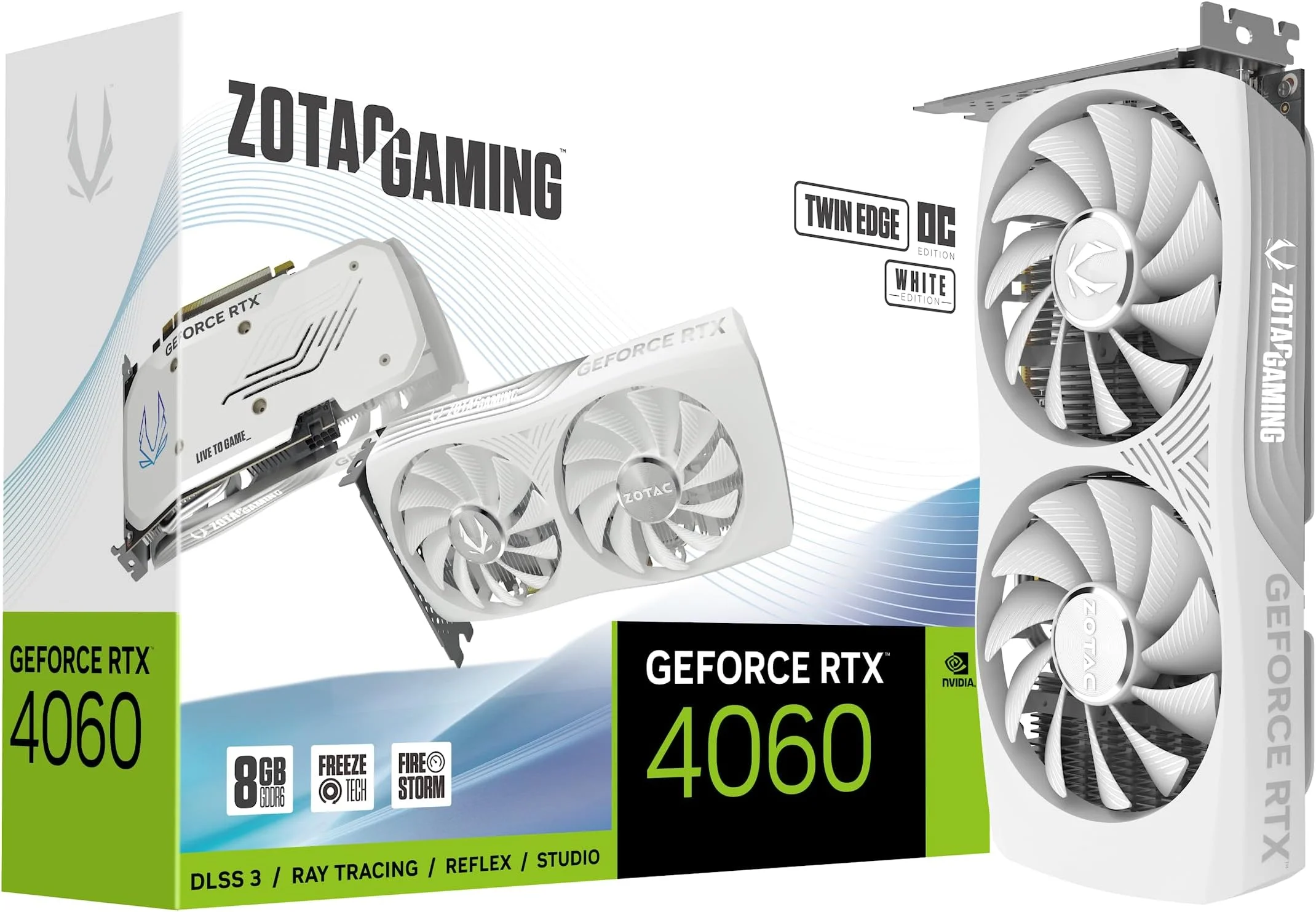 Amazon.com: PNY GeForce RTX™ 4060 8GB XLR8 Gaming Verto™ Dual Fan OC ...